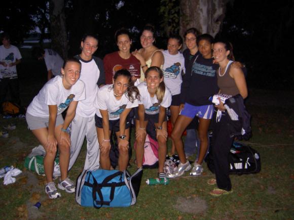 das Coastal carolina cross country m�dchen team!